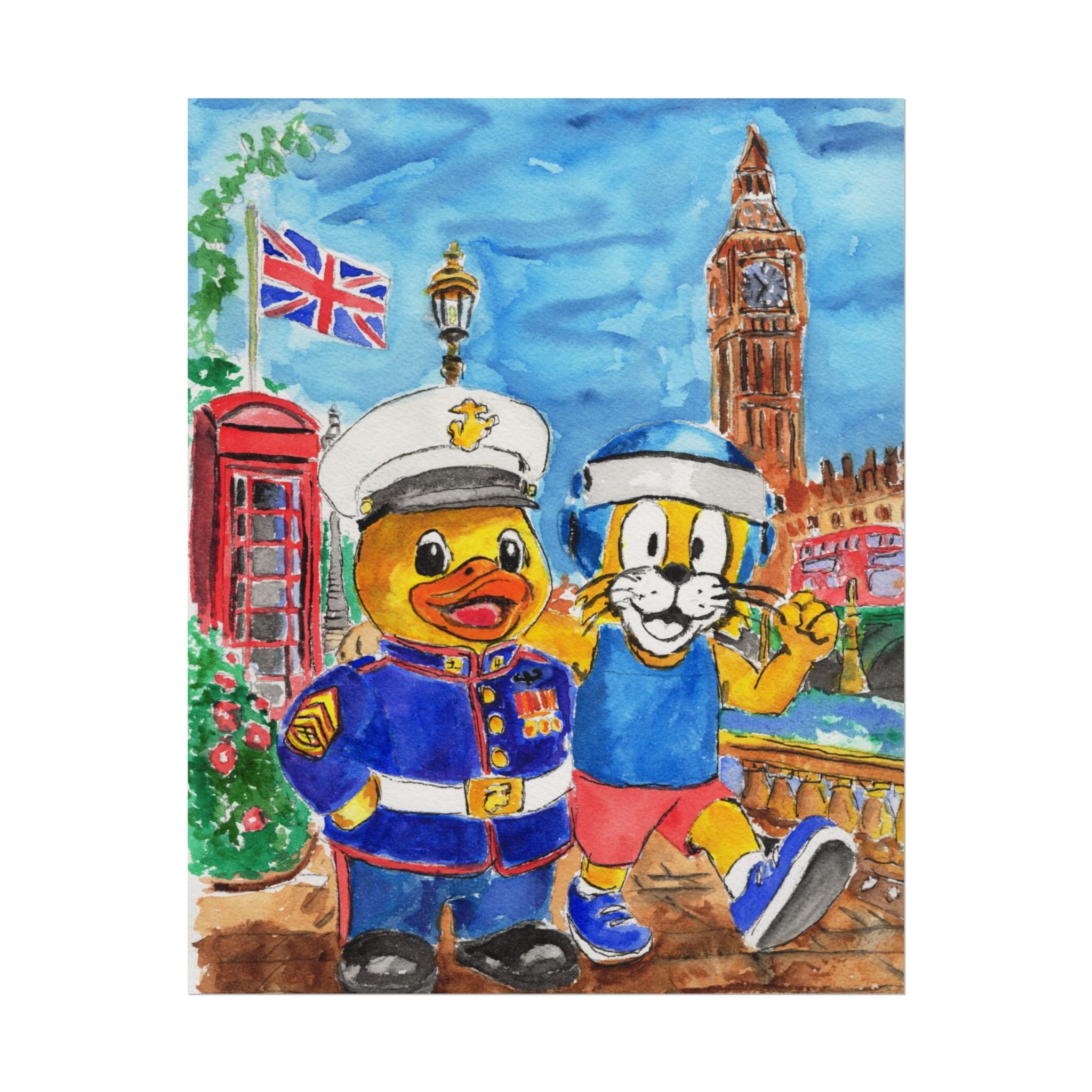 Friends for Life original artwork by Timothy Colomer
