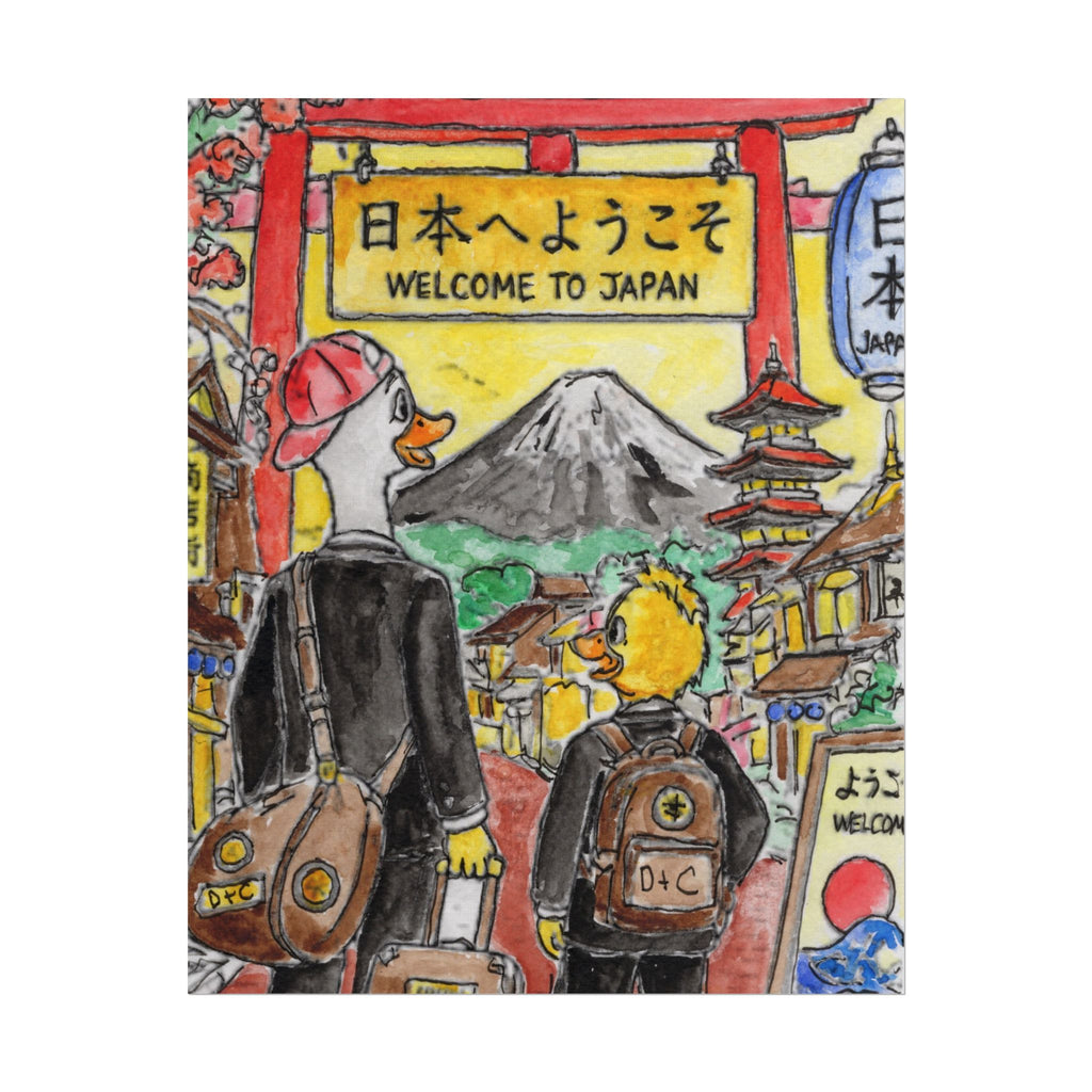Welcome to Japan art print by Timothy Colomer