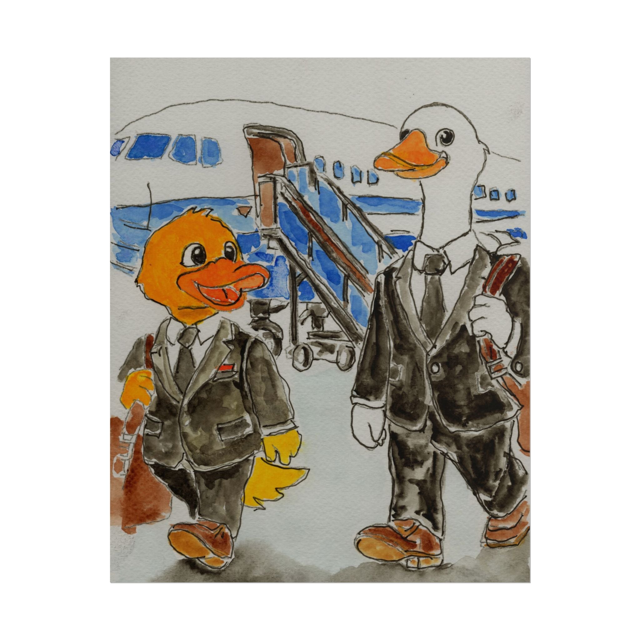 Arrival Gate original artwork by Timothy Colomer