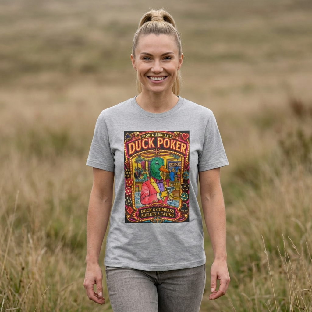 World Series of Duck Poker T-Shirt | Duck & Compass Society product image