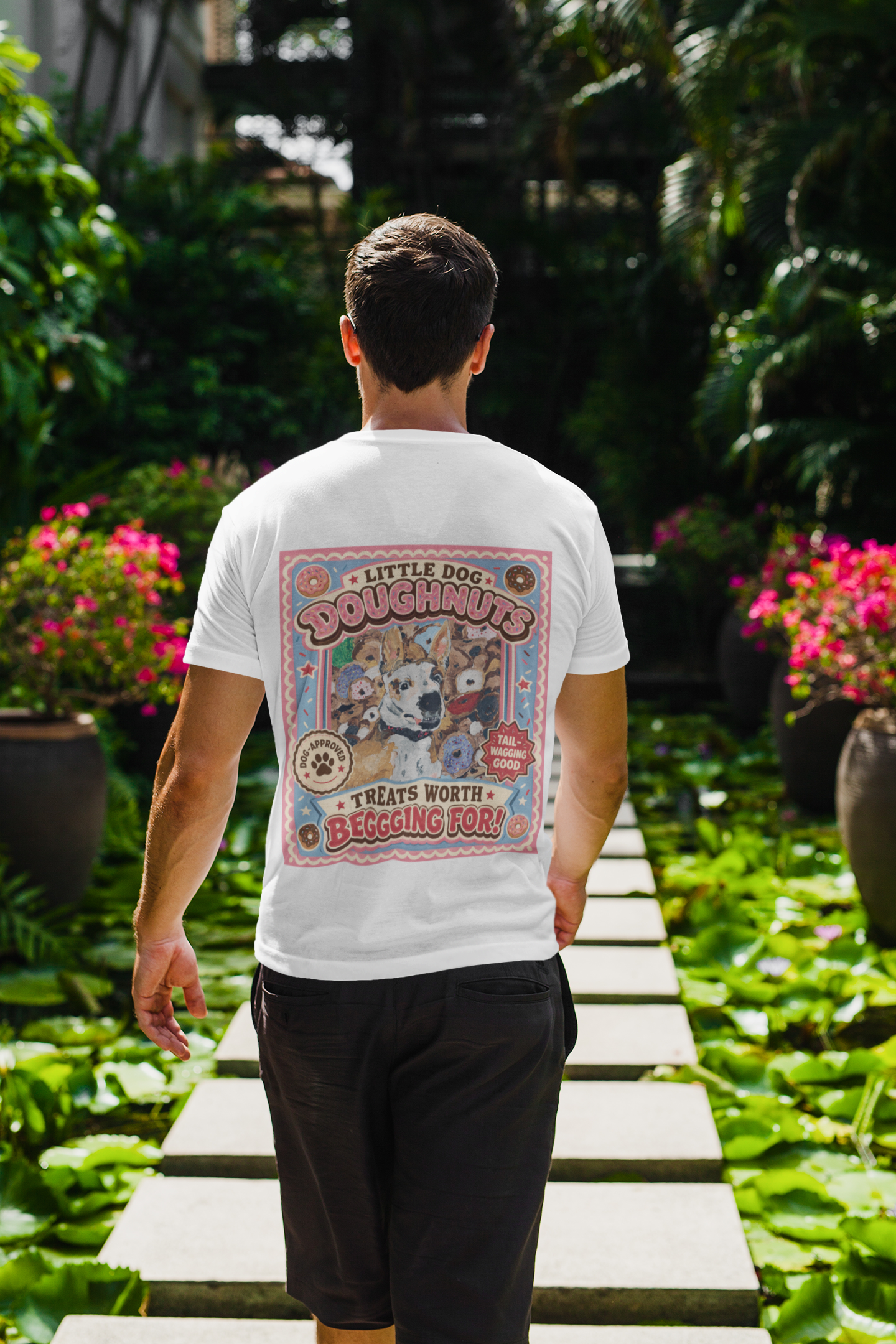 Little Dog Doughnuts — Treats Worth Begging For Artist Edition T-Shirt product image