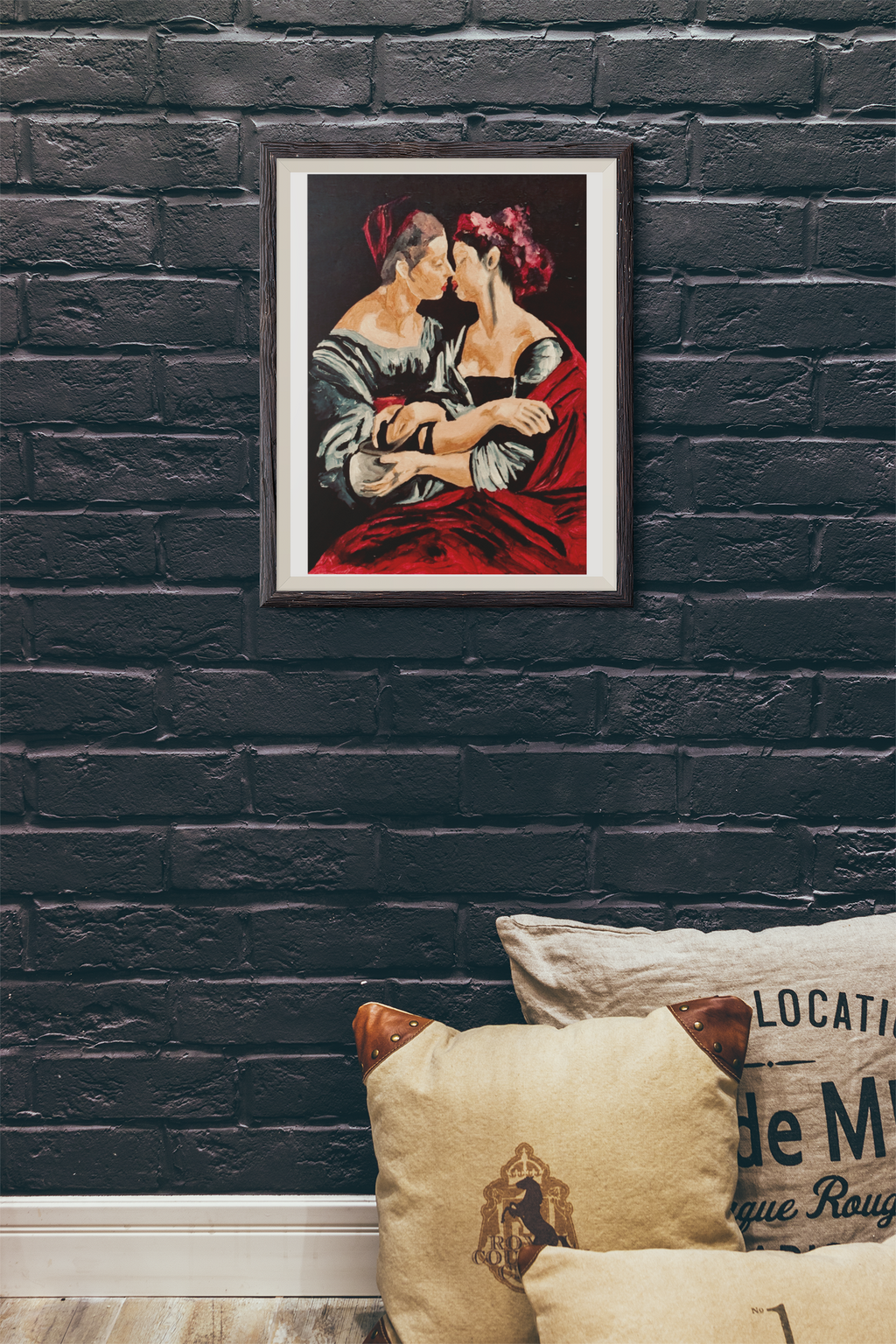 Two Maidens at the Fountain of Affection art print by Timothy Colomer — view 2
