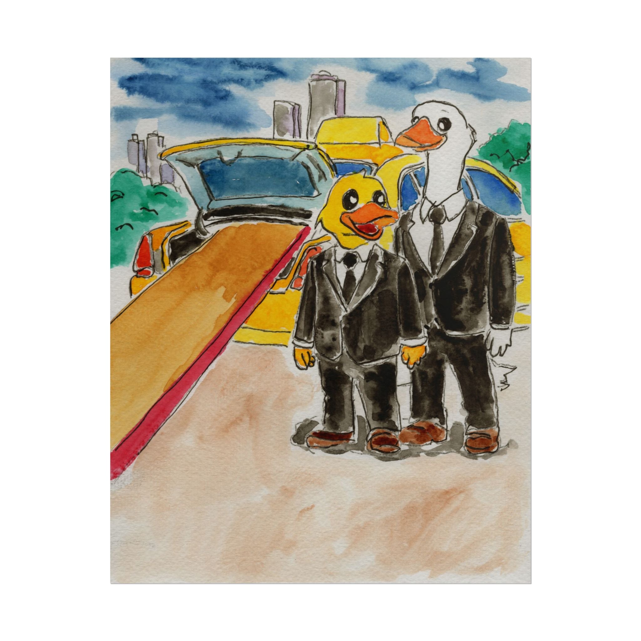 Taxi Ride art print by Timothy Colomer