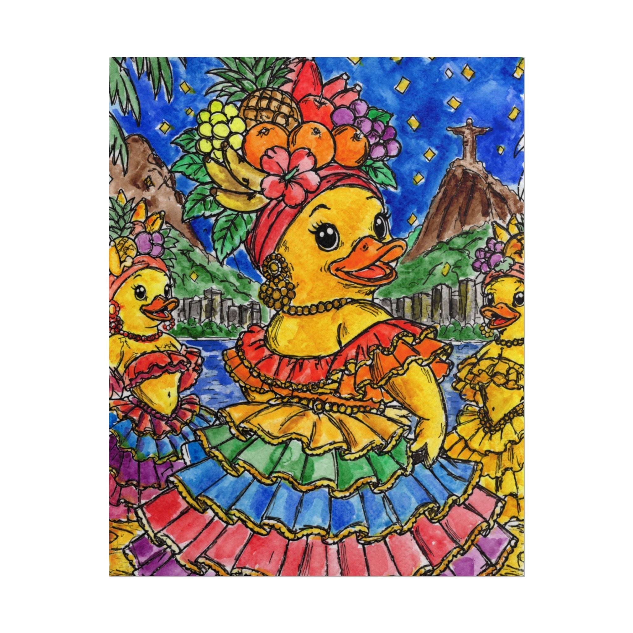 ChaCha Duck art print by Timothy Colomer
