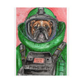 Mike in Bomb Suit original artwork by Timothy Colomer
