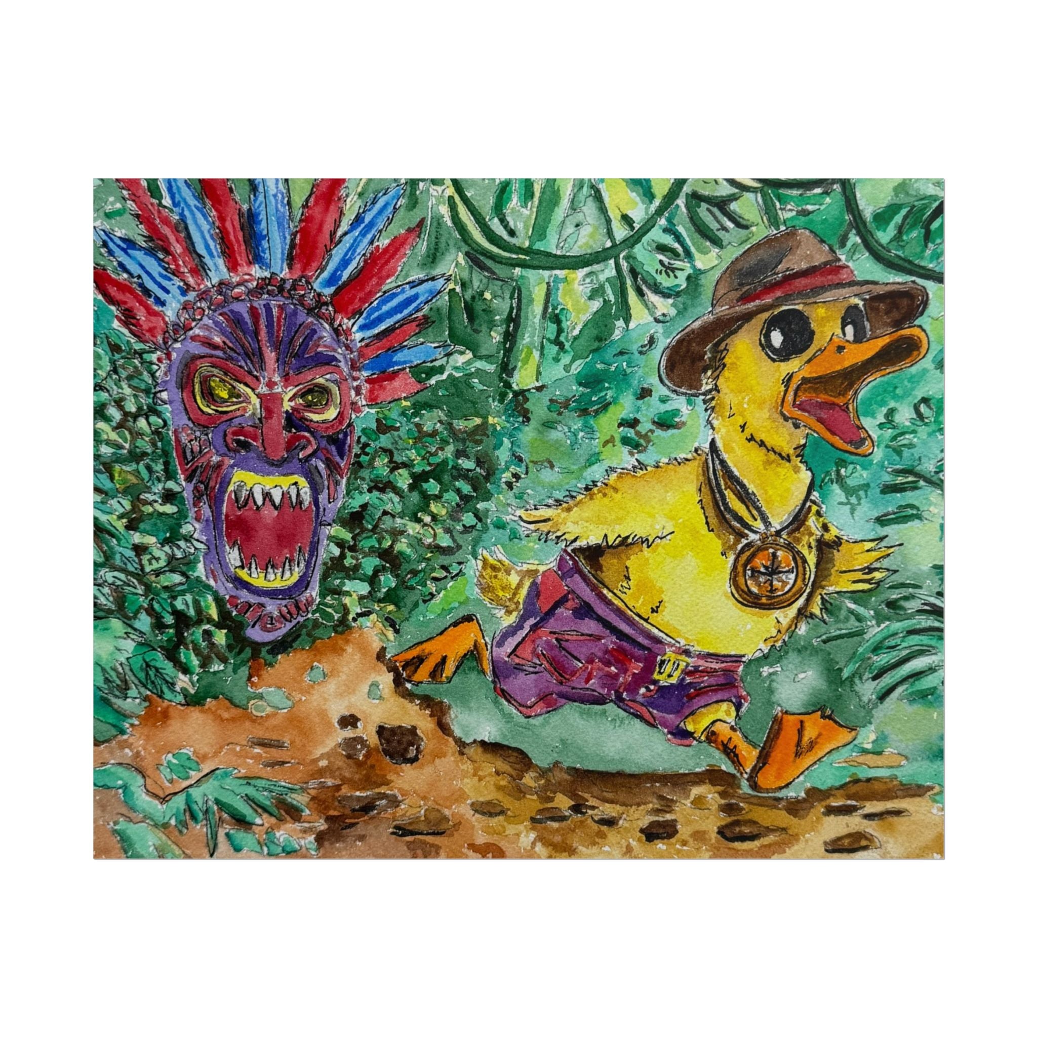 Tiki God art print by Timothy Colomer