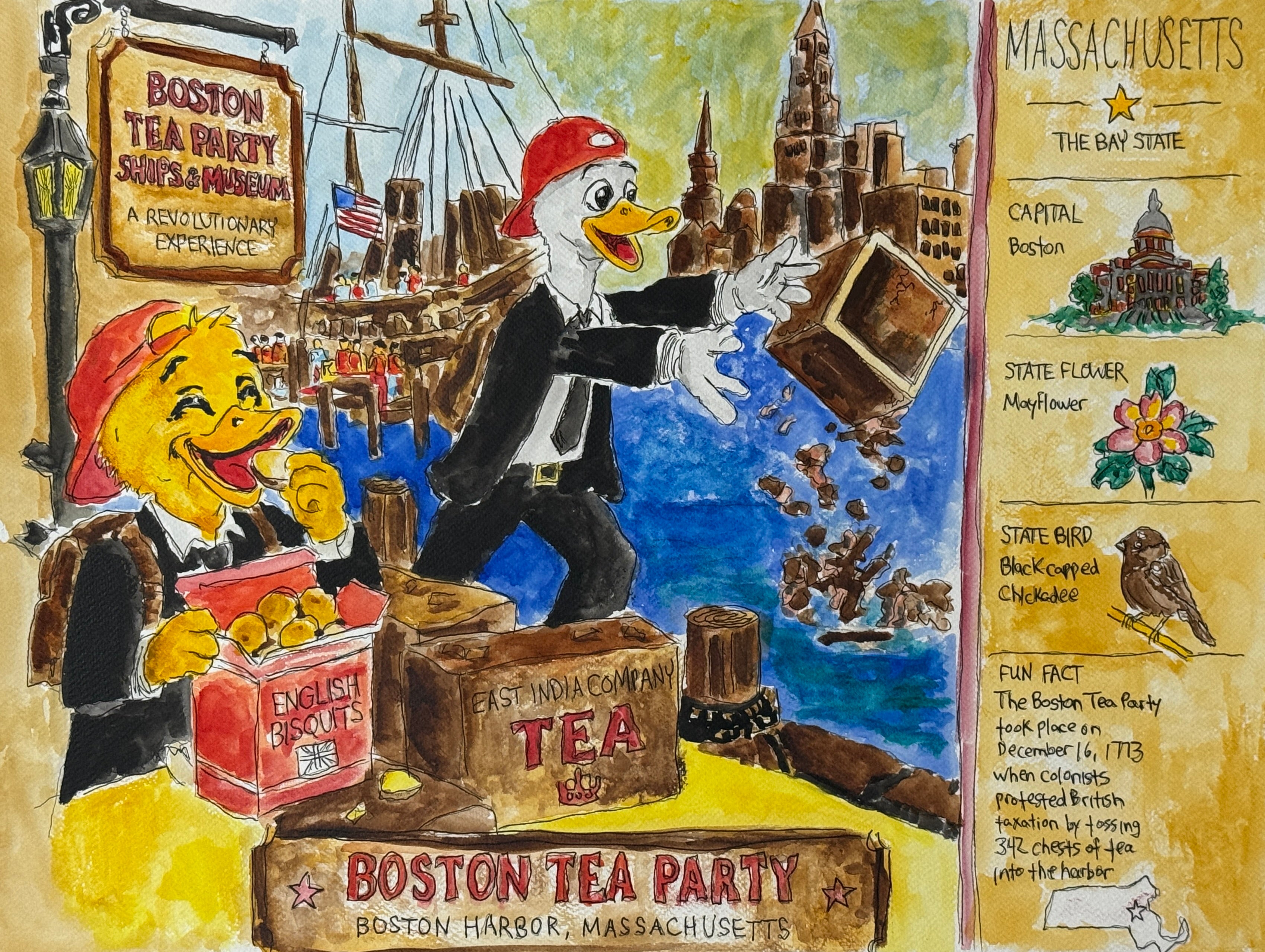 My 50 States: First Edition | Series One Collector Pack collectible art card collection by Duck & Compass Society — view 4