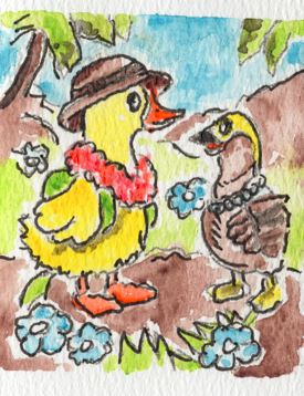 Hawaii Expedition | Duck & Compass Society collectible art card collection by Duck & Compass Society — view 3